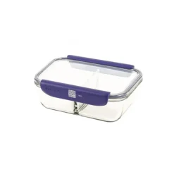MASTRAD Boîte de Conservation Connectée avec Compartiments 1,45 L Bleu Stor'eat Sale
