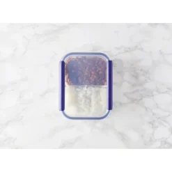 MASTRAD Boîte de Conservation Connectée avec Compartiments 1,45 L Bleu Stor'eat Sale