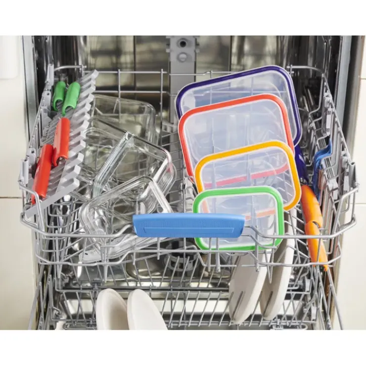 MASTRAD Boîte de Conservation Connectée avec Compartiments 1 L Rouge Stor'eat Hot