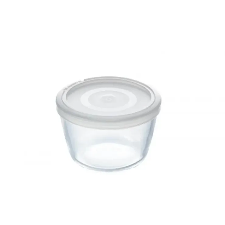 PYREX Boîte de Conservation en Verre Ronde 12 cm 0,6 L Cook & Store Best