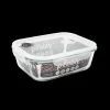 PEBBLY Boîte de Conservation en Verre Rectangle 2,25 L Outlet