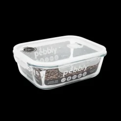 PEBBLY Boîte de Conservation en Verre Rectangle 2,25 L Outlet