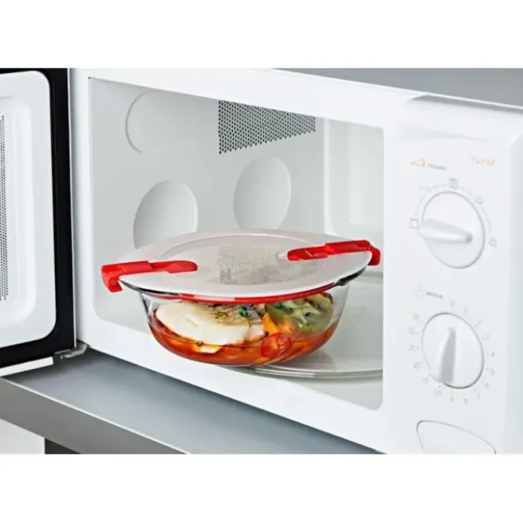 PYREX Boîte de Conservation en Verre Ronde 14 cm 0,35 L Cook & Heat Best