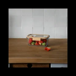 PEBBLY Boîte de Conservation en Verre Sous-Vide 800 ml