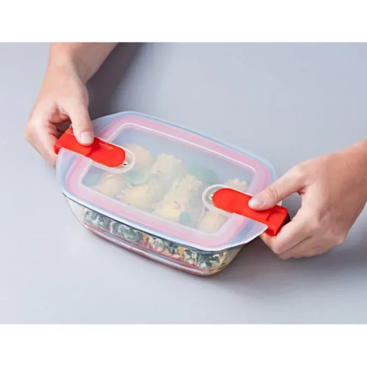 PYREX Boîte de Conservation en Verre Rectangulaire 17 x 10 cm 0,4 L Cook & Heat Discount