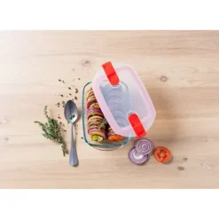 PYREX Boîte de Conservation en Verre Rectangulaire 23 x 15 cm 1,1 L Cook & Heat Discount