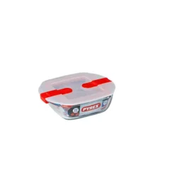 PYREX Boîte de Conservation en Verre Carrée 14 x 12 cm 0,35 L Cook & Heat Sale