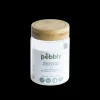 PEBBLY Boîte de Conservation en Verre et Bambou Rond 450 ml New