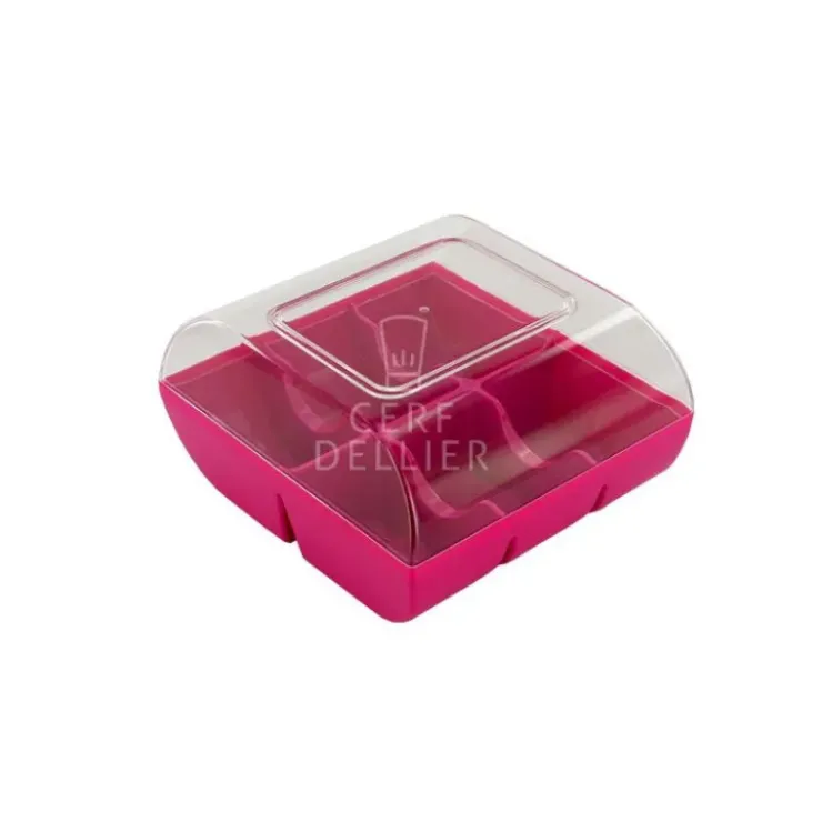 GATODECO Boîte Fuchsia pour 6 Macarons Gatodéco Best