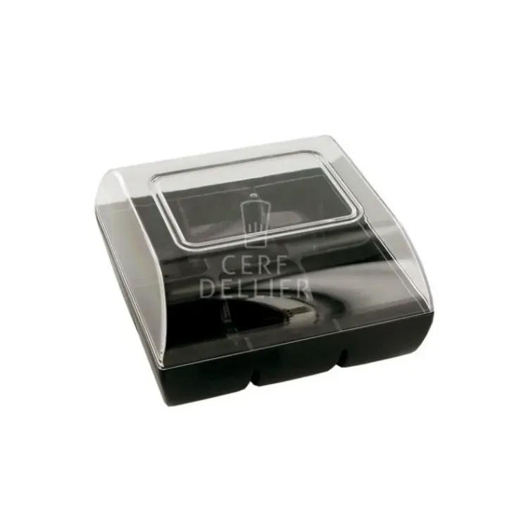 GATODECO Boîte Noire pour 6 Macarons Gatodéco New