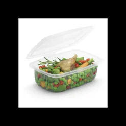 CUISINEADDICT Boîte Plastique avec Couvercle 375 ml 12,3 x 11,4 cm x H 6,6 cm (x50) Ondipack Sale