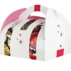 CUISINEADDICT Boîte pâtissière avec poignées Trio 18 x 18 cm x H 6 cm (x50) Sale