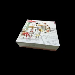 CUISINEADDICT Boîte pâtissière Balade Gourmande - 26 x H 5 cm - (x50) Sale