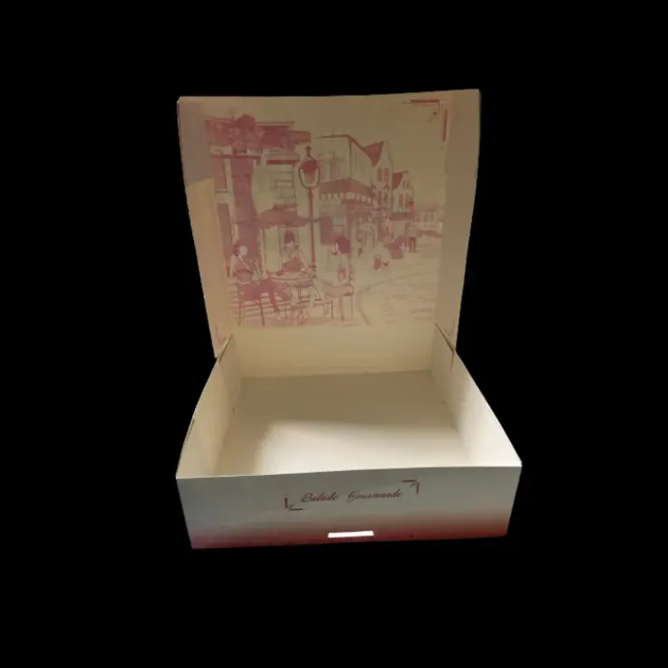 CUISINEADDICT Boîte pâtissière Balade Gourmande - 23 x H 5 cm - (x50)