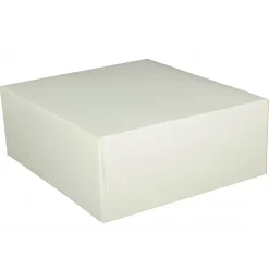 CUISINEADDICT Boîte pâtissière blanche - 16 x H 5 cm - (x50) Hot