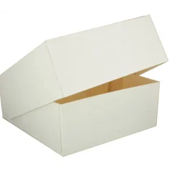 CUISINEADDICT Boîte pâtissière blanche - 40 x H 5 cm - (x25) Best