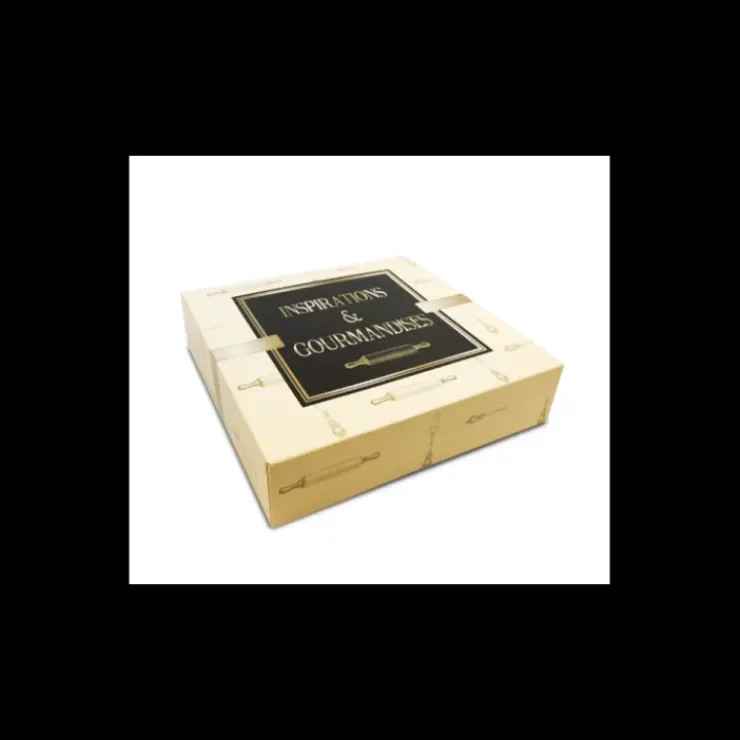 CUISINEADDICT Boîte pâtissière Inspirations et Gourmandises - 23 x H 5 cm - (x50) Online