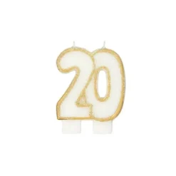 GATODECO Bougie Anniversaire 20 ans Gatodéco Best