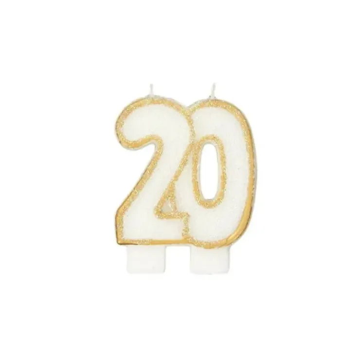 GATODECO Bougie Anniversaire 20 ans Gatodéco Best