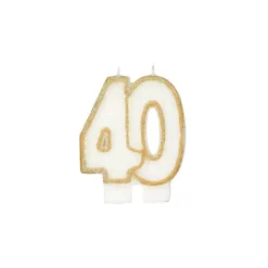GATODECO Bougie Anniversaire 40 ans Gatodéco Hot