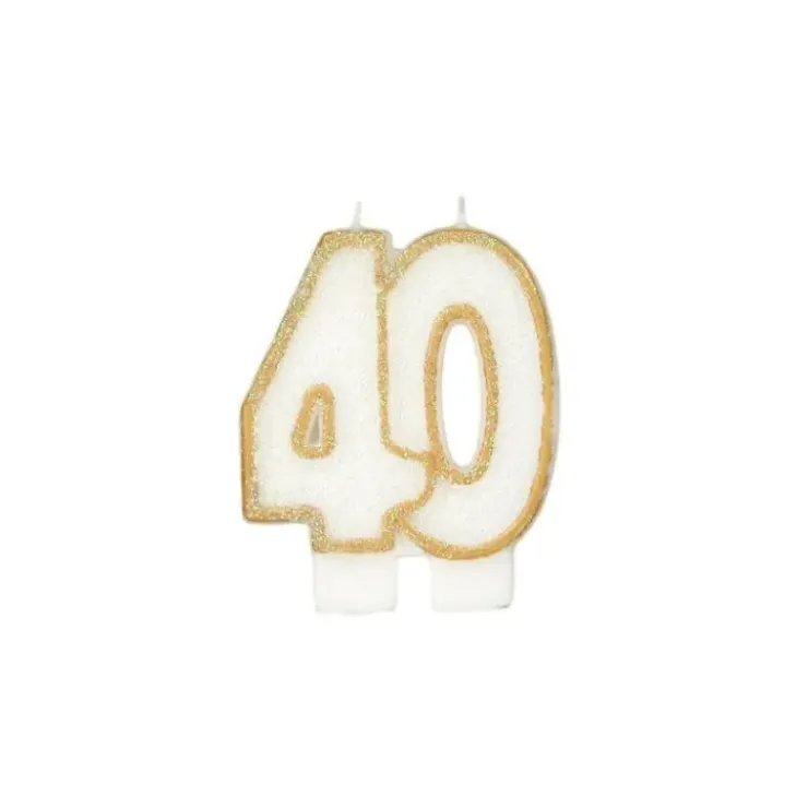 GATODECO Bougie Anniversaire 40 ans Gatodéco Hot