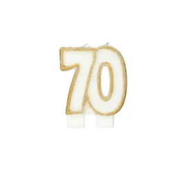 GATODECO Bougie Anniversaire 70 ans Gatodéco Online