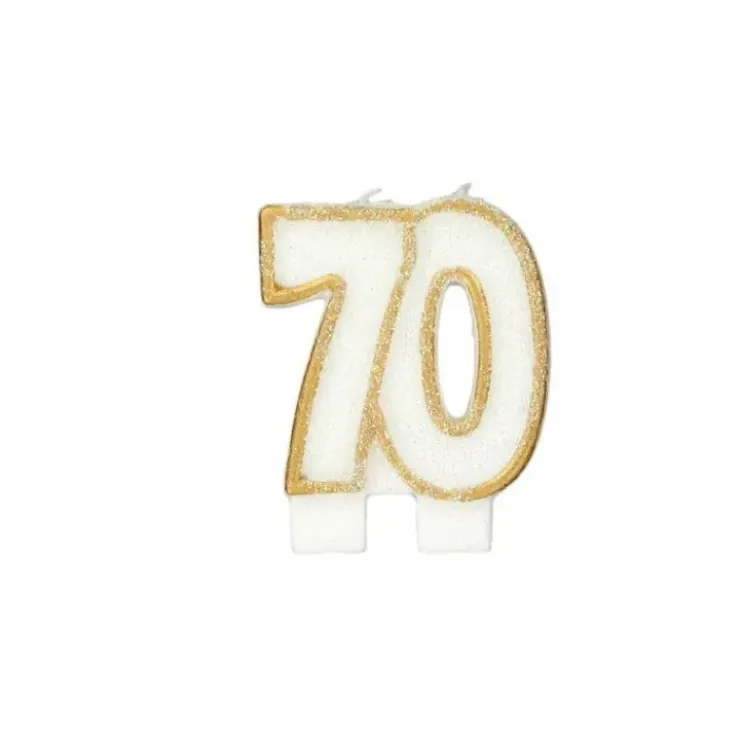GATODECO Bougie Anniversaire 70 ans Gatodéco Online
