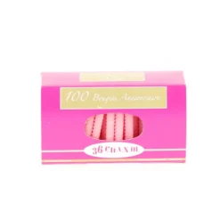 CUISINEADDICT Bougie anniversaire torsadée Rose (x100) Outlet