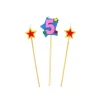 GATODECO Bougie Chiffre 5 avec 2 bougies étoiles Gatodéco Hot