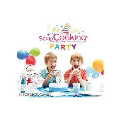 SCRAPCOOKING Bougie Chiffre 8 Blanche à Etoiles Multicolores Sale