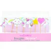 SCRAPCOOKING Bougie Licorne 7 cm (x8) Discount