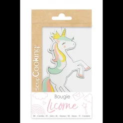 SCRAPCOOKING Bougie Licorne XXL Hot