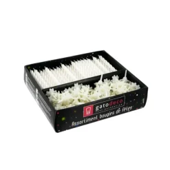 GATODECO Bougies Blanches avec Supports (x125) Gatodéco Outlet