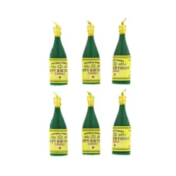 GATODECO Bougies Bouteilles de Champagne (x6) Gatodéco Discount