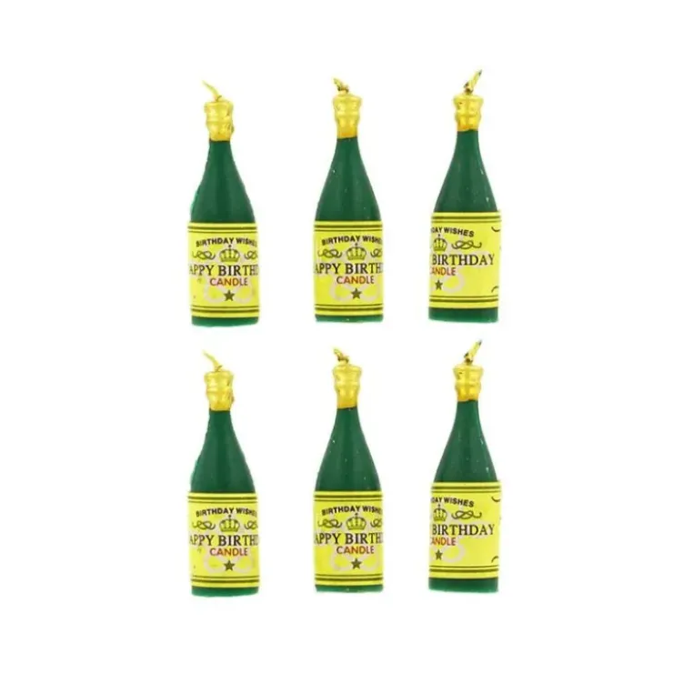 GATODECO Bougies Bouteilles de Champagne (x6) Gatodéco Discount