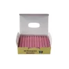CUISINEADDICT Bougies d'anniversaire torsadées roses (x48)