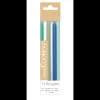 SCRAPCOOKING Bougies Longues Bleu et Argent 12 cm (x12) Hot