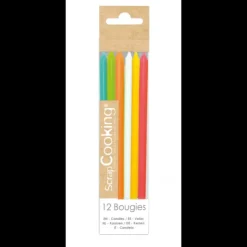 SCRAPCOOKING Bougies Longues Multicolore 12 cm (x12) Clearance