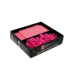 GATODECO Bougies Roses avec Supports (x125) Gatodéco Best