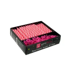 GATODECO Bougies Roses avec Supports (x70) Gatodéco Clearance