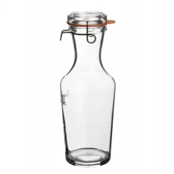 LUIGI BORMIOLI Bouteille en Verre 1L (x6) Lock Eat Clearance