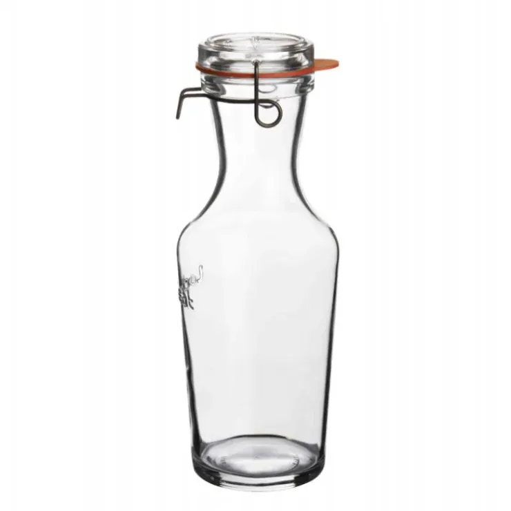 LUIGI BORMIOLI Bouteille en Verre 1L (x6) Lock Eat Clearance