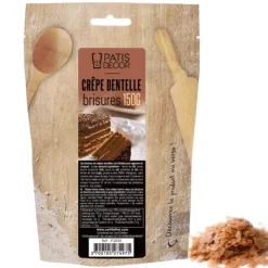 PATISDECOR Brisures de Crêpes Dentelle 150 g Patisdécor Online