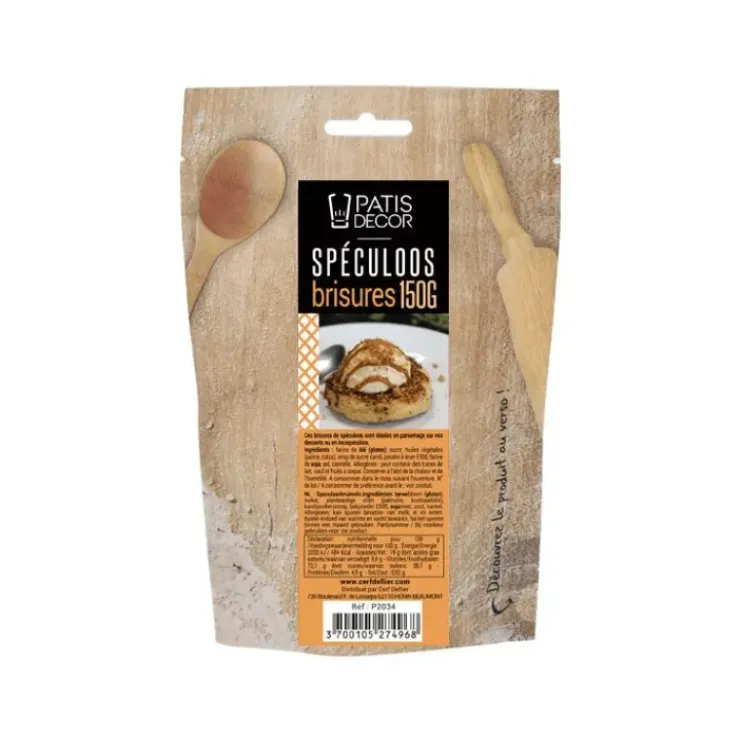 PATISDECOR Brisures de Spéculoos 150 g Patisdécor Hot
