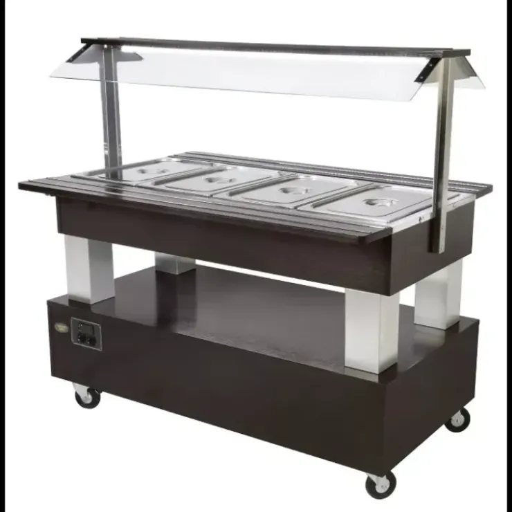 ROLLER GRILL Buffet Chaud Central 20 à 90°C 1420 x 950 x 1370 mm Outlet