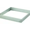 MALLARD FERRIERE Cadre à Tarte Carré Inox Perforé 8.5 cm H.2 cm Discount