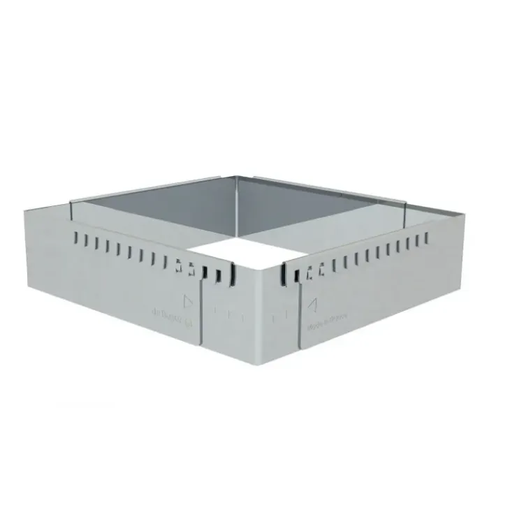 DE BUYER Cadre Pâtisserie Rectangulaire Inox 21.5x11.5 cm Best