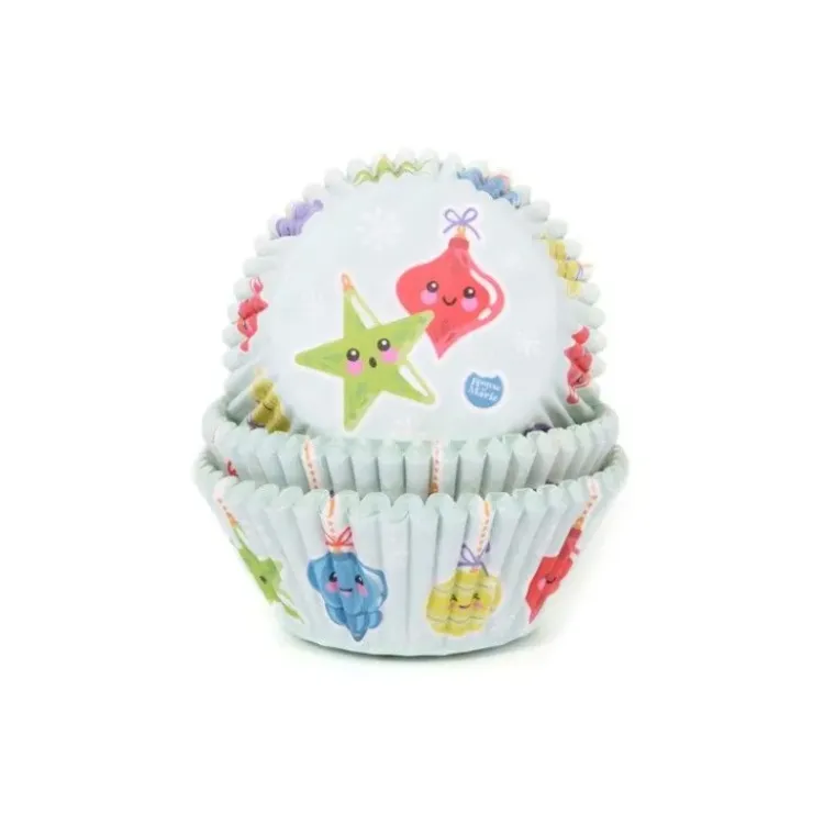 HOUSE OF MARIE Caissette Cupcake Boules de Noël (x50)
