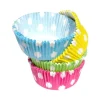 SCRAPCOOKING Caissette en Papier Pois 4 Couleurs x70 New