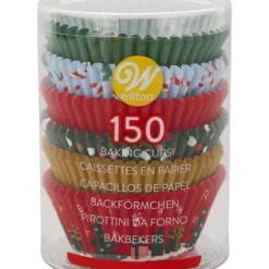 WILTON Caissettes Cupcakes Fêtes de Noël 6 motifs (x150) Discount